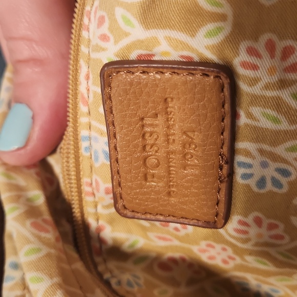 Fossil Canvas Crossbody Bag - Picture 6 of 6